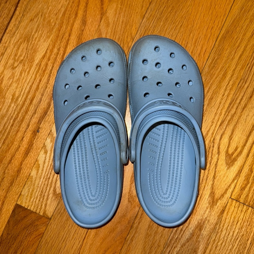 Blue crocs